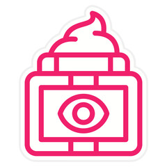 Eye Cream Icon Style