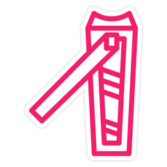 Nail Clipper Icon Style