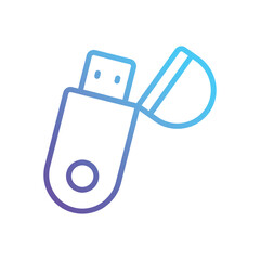 Pen Drive Vector icon