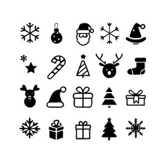 Christmas Holiday Icons