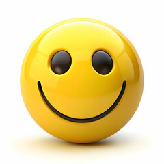 Fototapeta premium Smiley Face isolated on transparent background 