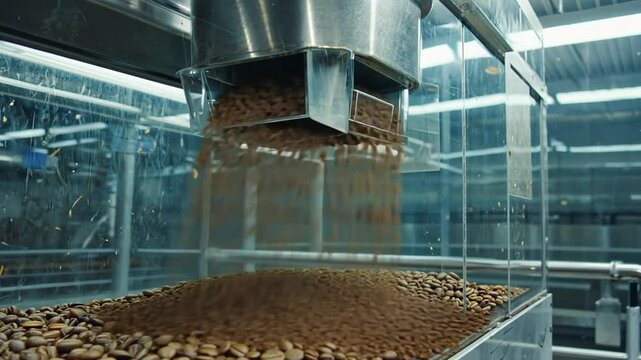 Dog food factory.