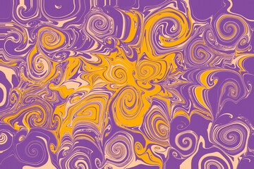Vibrant swirls of color blending in an abstract dance of motion and flow