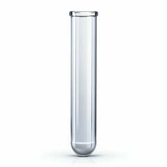 Test tube isolated on transparent background  
