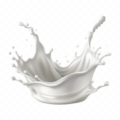 abstract 3d white liquid milk splash with clipping pathisolated on white 