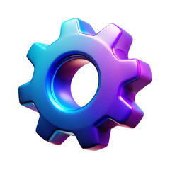 Gear Icon: A vibrant and stylized gear icon, radiating efficiency, coordination, and seamless operation. Representing the interconnectedness of technology and innovation.