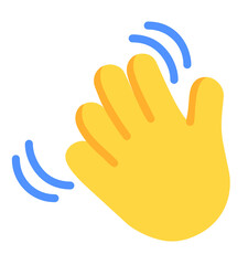 Waving Hand Emoji
