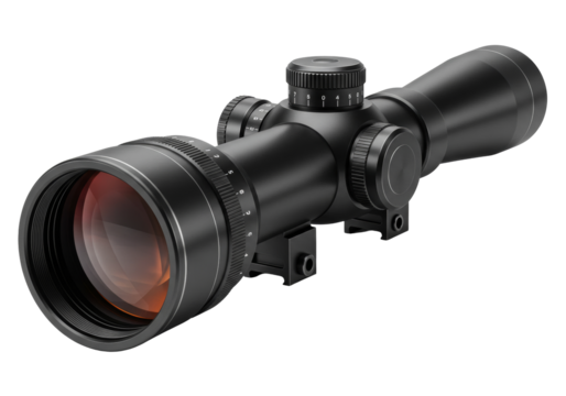 High Precision Rifle Scope with Adjustable Turret and Focus Lens