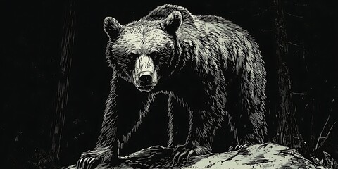 Bear in Forest.