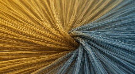 Obraz premium Abstract composition featuring two colored swirled and intertwined textures