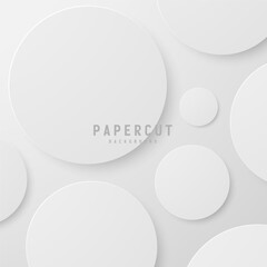Abstract paper cut background
