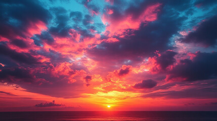 Sky with a soft pastel hue at dawn