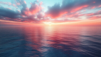 Sky with a soft pastel hue at dawn