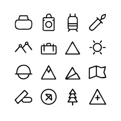 Outdoor Adventure Icons