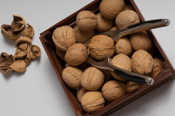 walnuts and nutcracker