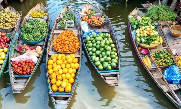 Cai Rang Floating Market A lively scene on the Mekong Delta