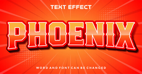 Phoenix editable text effect