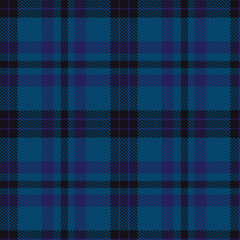 Modern Warm Almost Black Seamless Tartan Textile Design Variant 1247