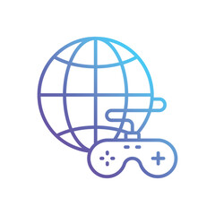 Online gameOnline game Vector icon