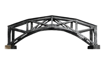 Obraz premium Sunset view of the iconic Sydney Harbour Bridge over the river with trains crossing and city skyline in the background