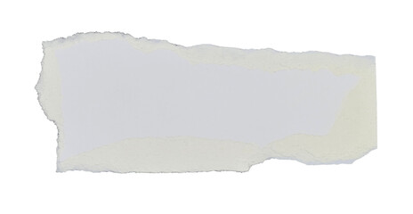 white paper ripped torn on transparent background