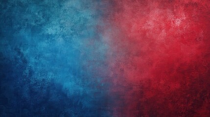 Obraz premium modern and simple blue and red gradient colors background with grain rough texture illustration