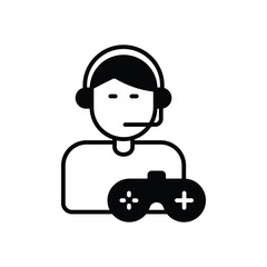 Gamer Vector icon