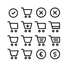 Shopping Cart UI Icons
