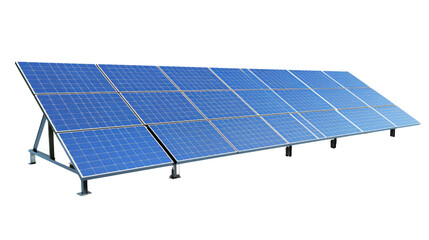 Solar Panel Array: Capturing the future of sustainable energy with a detailed shot of a solar panel array.