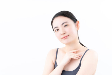 若い女性のビューティ