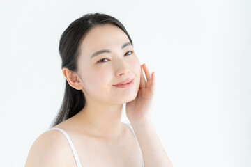 若い女性のビューティ