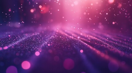 Obraz premium Sparkling purple pink light bokeh background