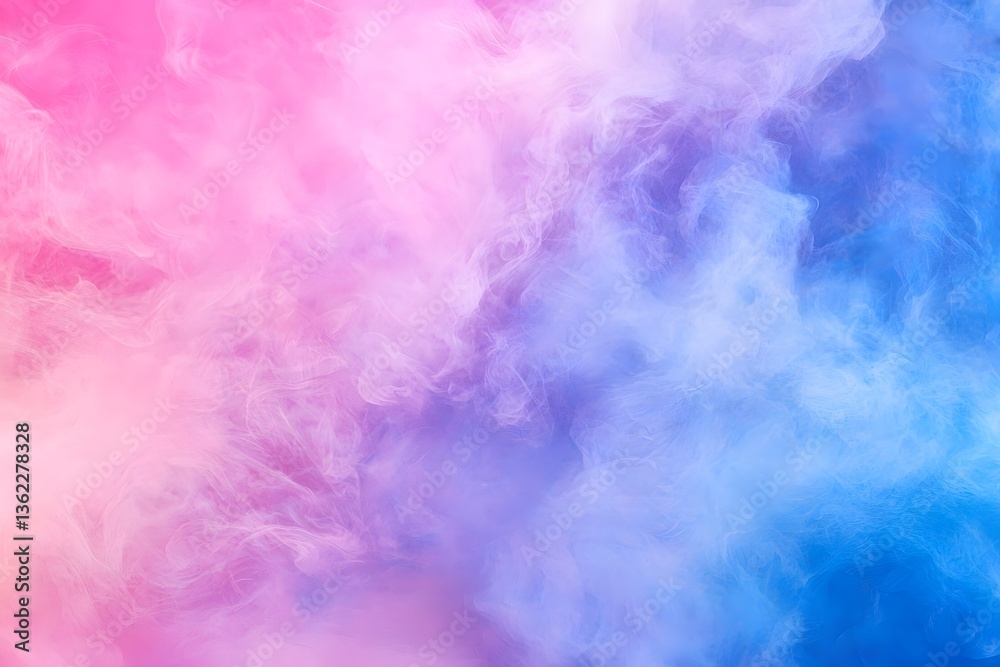 Poster abstract dreamy cloud like texture in soft ethereal colors
