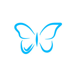 Butterfly continuous line
