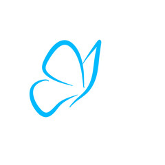 Butterfly continuous line
