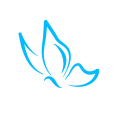 Butterfly continuous line
