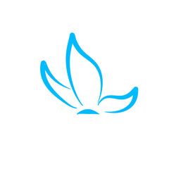 Obraz premium Butterfly continuous line 