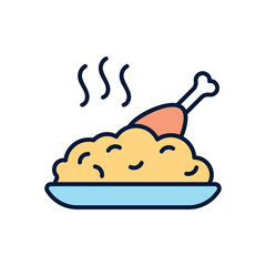 Biryani Vector icon