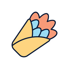 Shawarma Vector icon