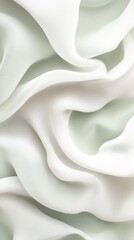 Obraz premium Soft, flowing fabric with gentle curves and subtle color variations
