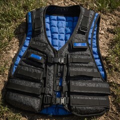 A breathable cooling vest with cooling gel inserts, ideal for sports and outdoor labor.


