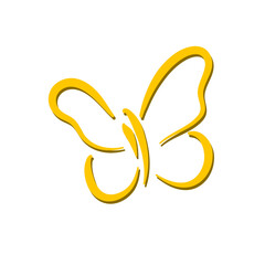 Obraz premium Black and white swith butterfly 