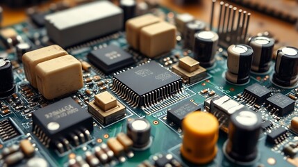 Circuit Board Closeup. (3)