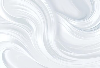 Obraz premium Abstract swirling white and silver brushstrokes, elegant texture, subtle, smooth