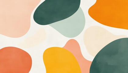 Abstract Colorful Shapes Background Design