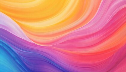 Obraz premium Abstract Colorful Swirls Painting with Vibrant Hues