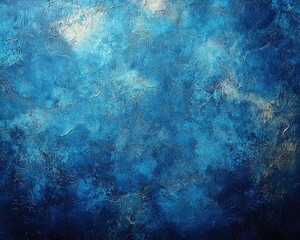 Abstract blue textured background with intricate patterns and depth