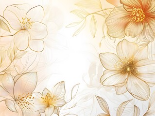 Obraz premium seamless floral background