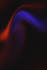 Beautiful abstract background with fluid motion and glowing neon light blending seamlessly with color gradient creating intricate wave patterns with soft blur and grainy noise effects