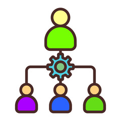 Delegate Vector Icon Design